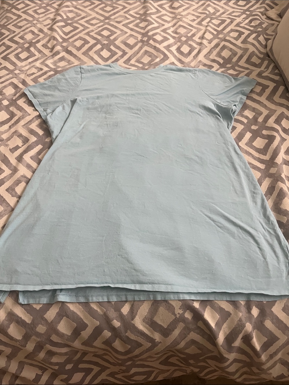 ❤️ 6 for 20 ❤️  Old Navy Women's Light Blue Short-Sleeve Tshirt dress 2x